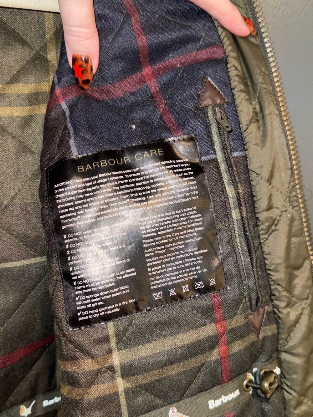 Barbour Dartford Waxed Jacket Olive - Picture 5 of 11